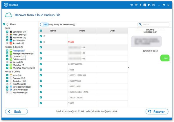 recover iphone 14 data from icloud backup selectively